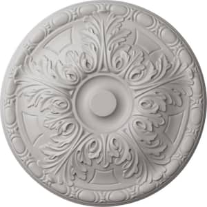 15-3/4 in. x 5/8 in. Granada Urethane Ceiling Medallion (Fits Canopies upto 4-1/4 in.), Ultra Pure White