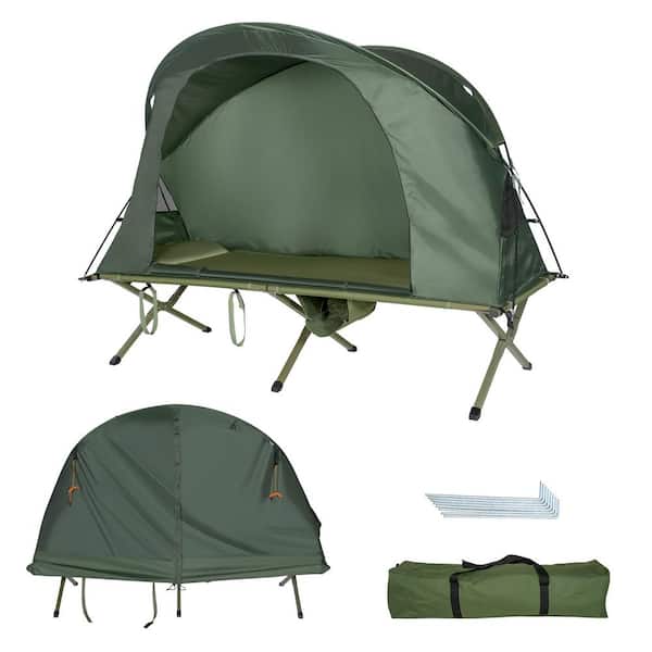 HONEY JOY 1-Person Folding Camping Tent Cot Portable Outdoor Tent