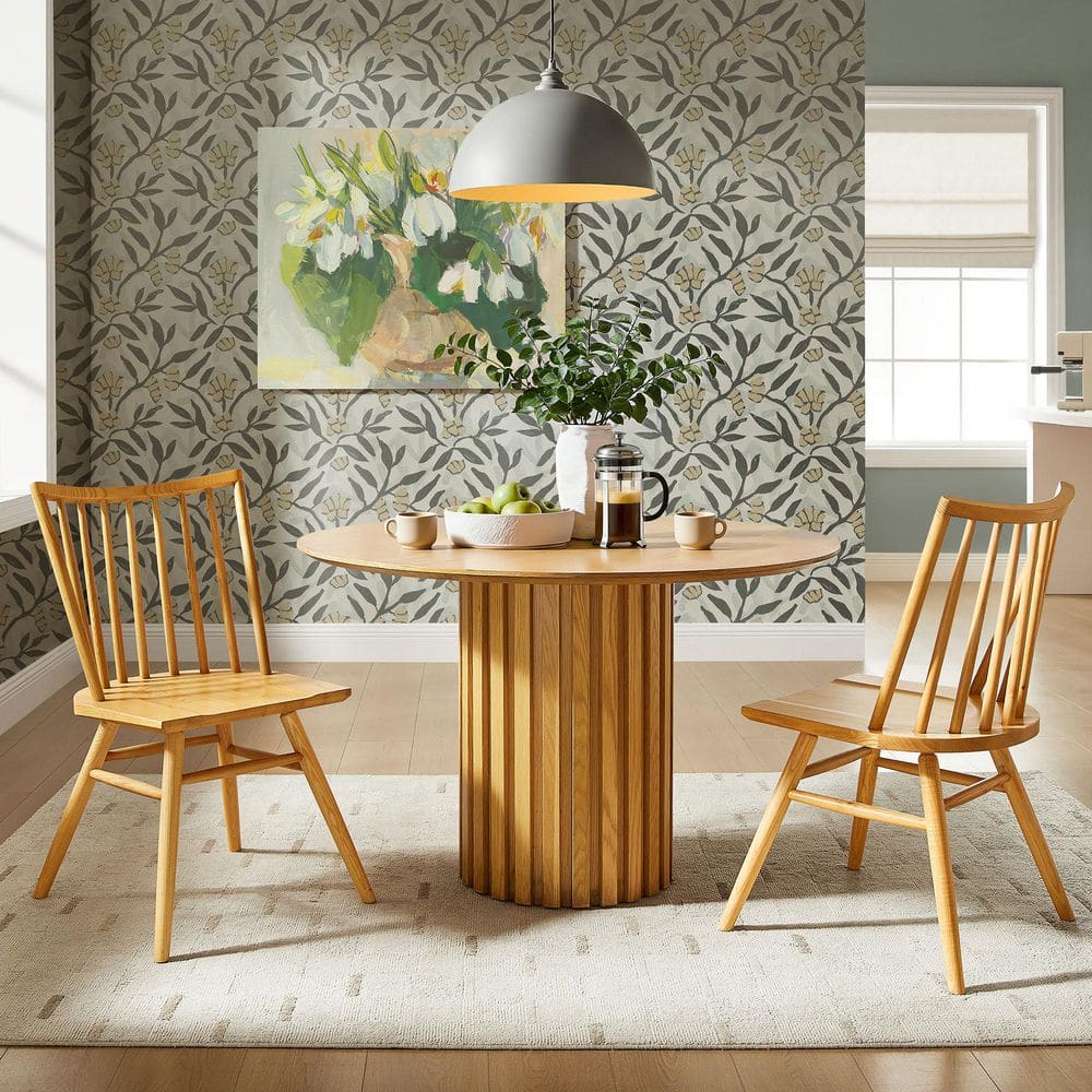 Alvar Solid Ash Wood Modern Windsor Dining Side Chairs (Set of 2) price history on PriceWatchPro