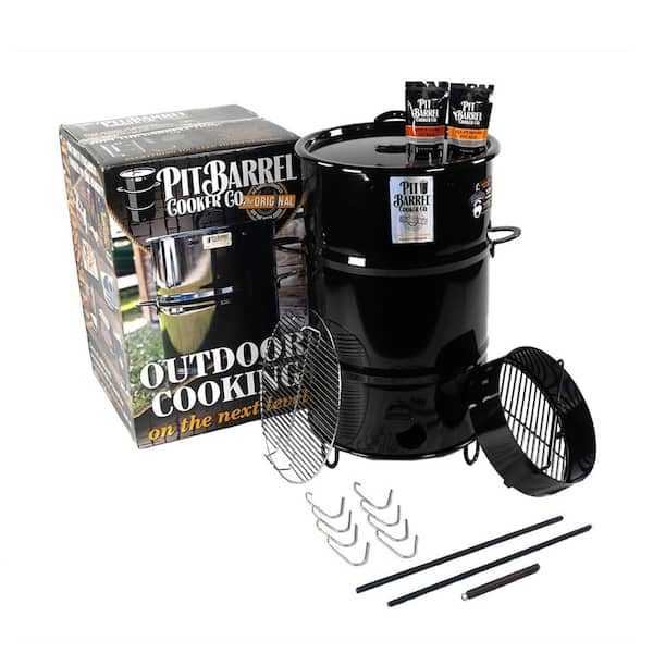Pit Barrel Cooker 18.5 in. Classic Vertical Smoker Package