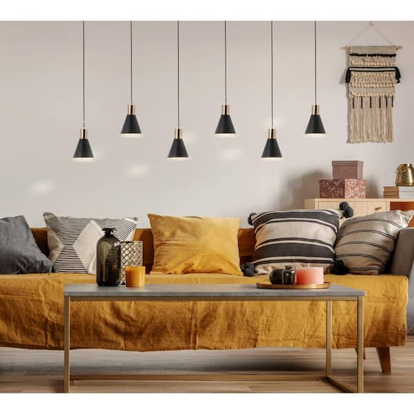 JONATHAN Y Apollo 33.5 in. 3-Light Adjustable Modern Metal JONATHAN Y Apollo 33.5 in. 3-Light Adjustable Modern Metal