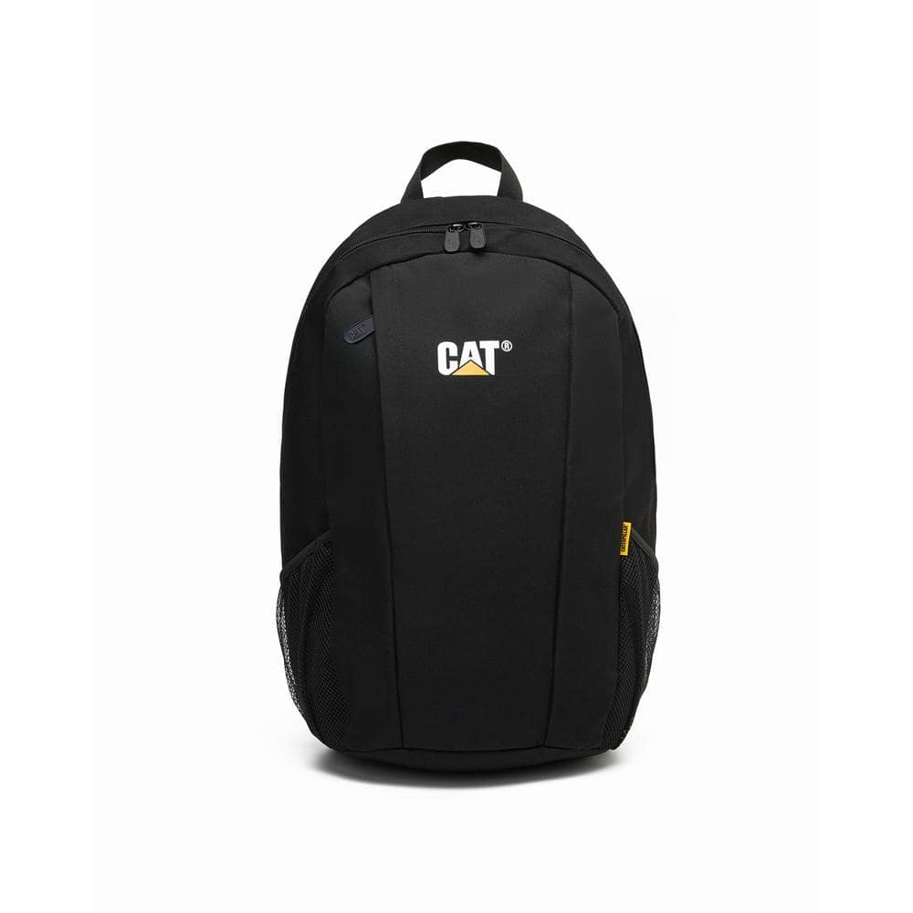 CAT Soft Bag, 12 in., 4-Pockets, Black, 600-D Polyester, Backpack, Large capacity Ample Storage Space, 1-Laptop Sleeve