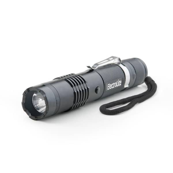 Guard Dog Security ElectroLite 140 Lumen Compact Tactical Flashlight with Maximum Voltage Stun Gun and Belt Clip