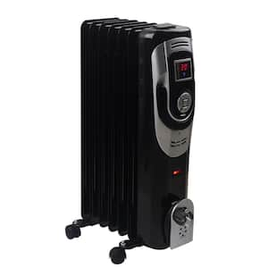 Pelonis 1,500-Watt Oil-Filled Radiant Electric Space Heater with Thermostat  HO-0279 - The Home Depot