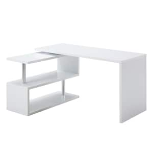 Mulhouse 78 in. L-Shaped Manufactured Wood Computer Desk With Reversible Design