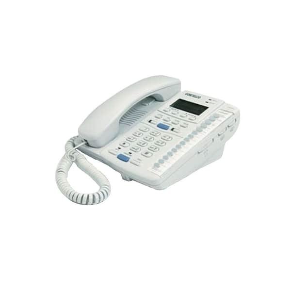 Cortelco Colleague 2-Line Enhanced Corded Telephone - Frost