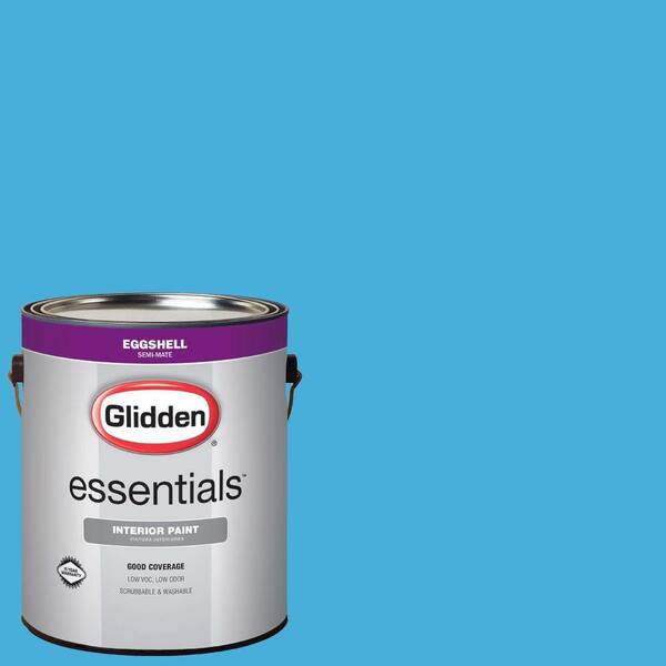 Glidden Essentials 1 gal. #HDGB54D Azure Afternoon Eggshell