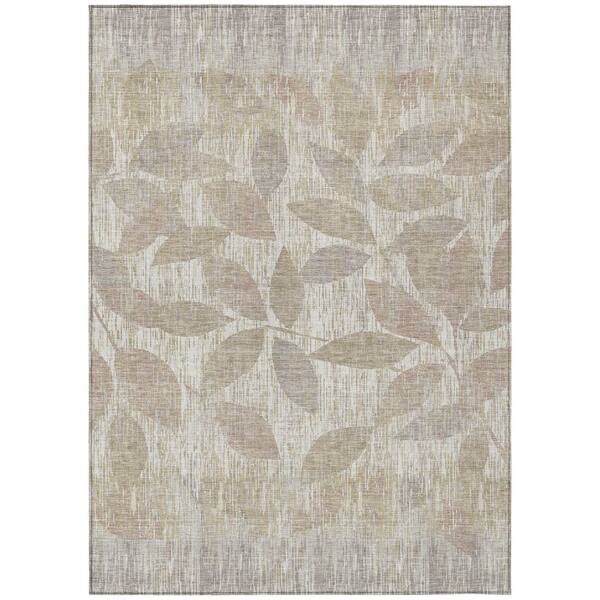Chantille Machine Washable Indoor/Outdoor Abstract ACN3162 Ivory 5 ft. x 7 ft. 6 in. Area Rug