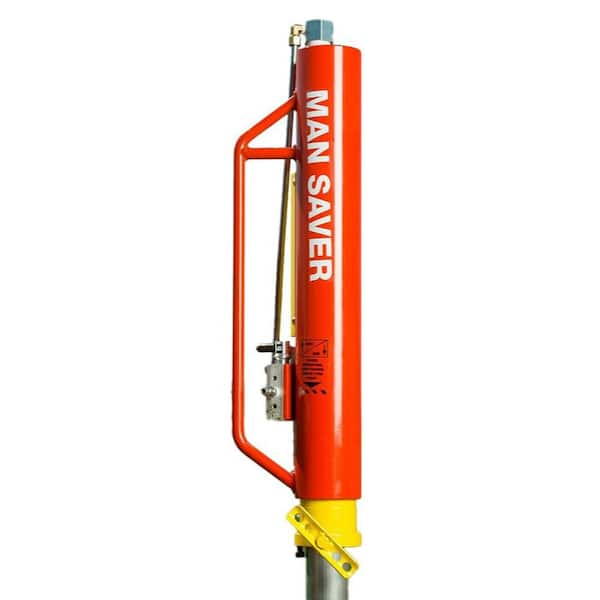 91-R Man Saver 2-3/8 in. Max OD Air Powered Fence Post Driver, Orange Steel