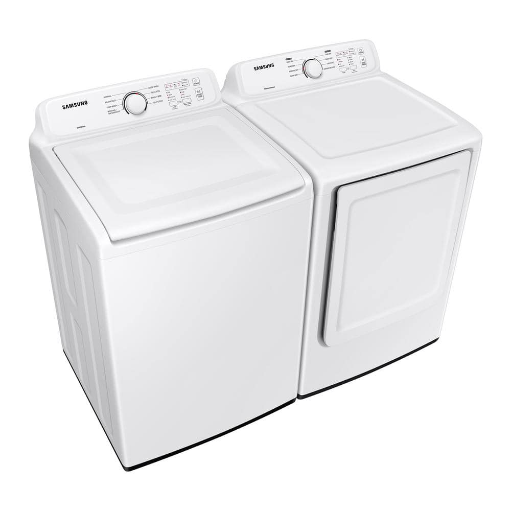7.2 cu. ft. White Electric Dryer with Sensor Dry and Moisture Sensing