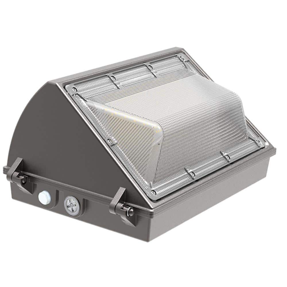 800-Watt Equivalent Integrated LED Bronze Outdoor Lighting Fixtures Dusk to Dawn Wall Pack Light, 5000K price history on PriceWatchPro