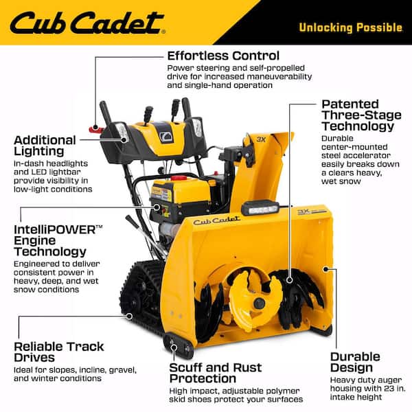 3 x 30 in. TRAC 420cc Gas 3-Stage Snow Blower with Intelli Power Engine