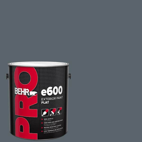 BEHR PRO 1 gal. #N490-6 Calligraphy Flat Exterior Paint