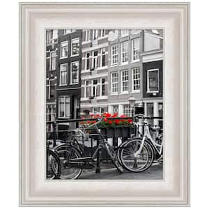 Trio White Wash Silver Picture Frame Opening Size 11 x 14 in.