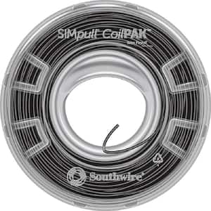 1000 ft. 12 Black Solid CU CoilPAK SIMpull THHN Wire