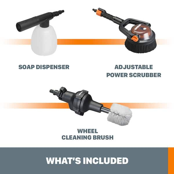 Worx Hydroshot Auto and Boat Accessory Kit WA4071 The Home Depot