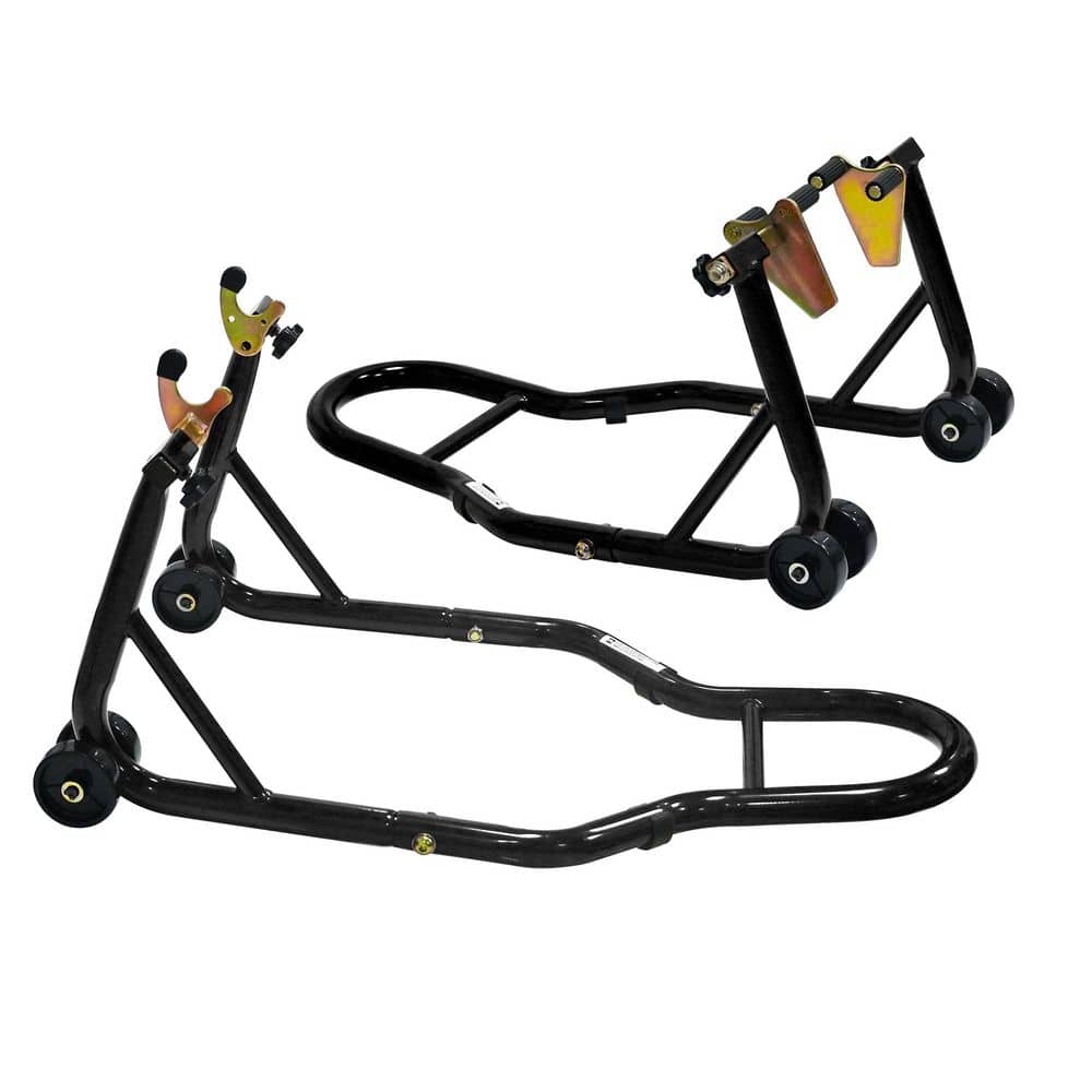 440 lbs. Motorcycle Stand Lift Stand Front Wheel Fork Stand Rear U Plus K Fork Swingarm Spool Stand Black price history on PriceWatchPro