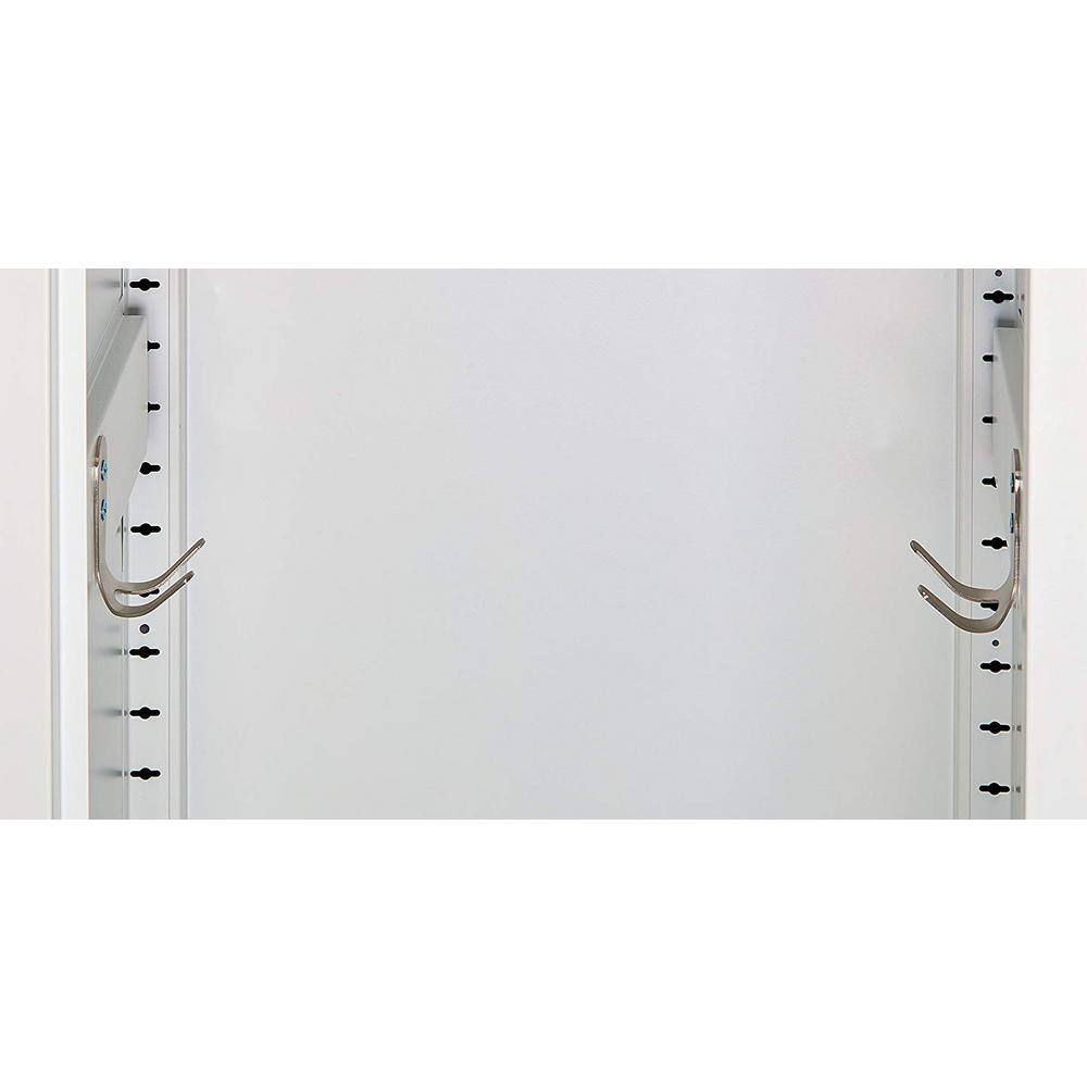 24" Blue and Off-White Steel Freestanding Locker