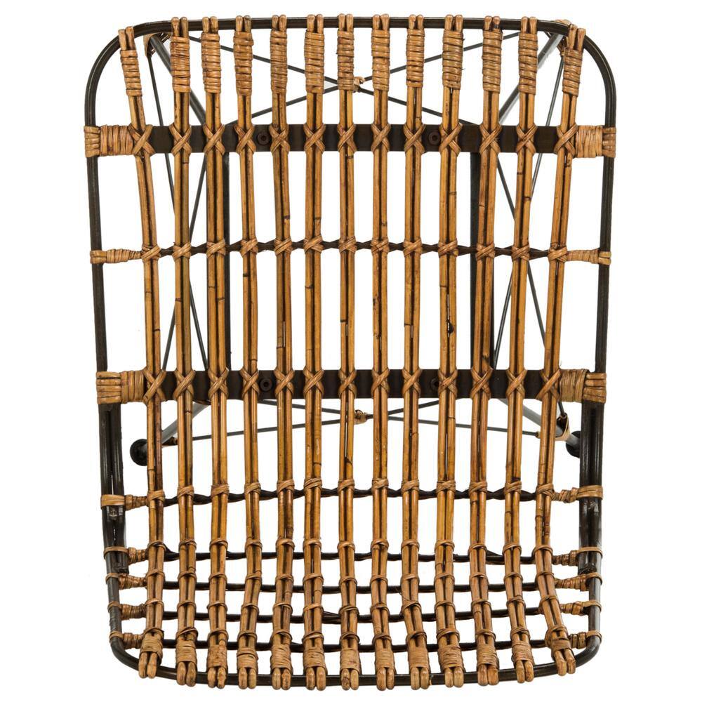 Transitional Windsor Low Slat Side Chair in Natural Brown Wash
