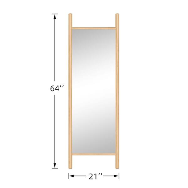 Lirago 21 in. W x 64 in. H Ladder-Style Solid Wood Framed