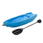 Blue Youth Wave Kayak with Paddles