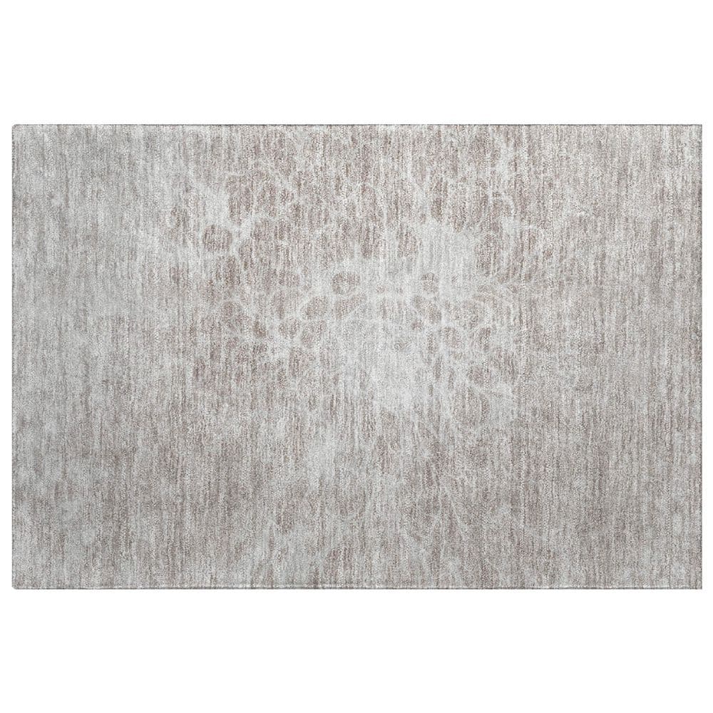 Dream Shag Premium Machine Washable Abstract ADS653 Taupe 3 ft. x 4 ft. Area Rug price history on PriceWatchPro