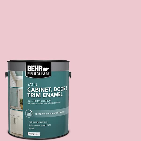 BEHR PREMIUM 1 gal. #M140-2 Funny Face Satin Enamel Interior/Exterior Cabinet, Door & Trim Paint