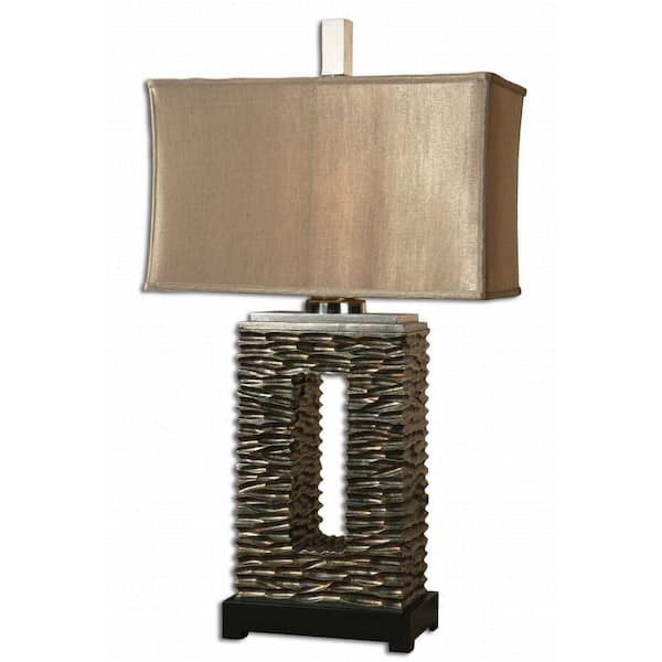 Global Direct 35 in. Tarin Aged Bronze Table Lamp