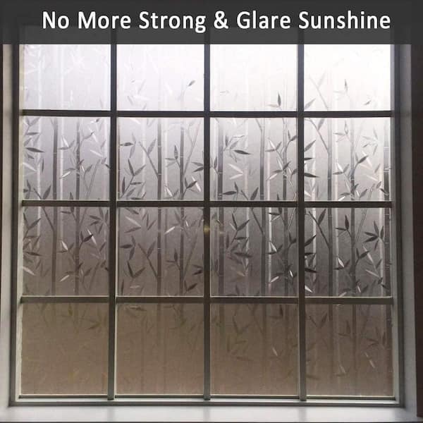 17.7 in. x 78.8 in. No Glue Self Static Removable Frosted Glass Privacy  Window Film, Mosaic W1WF1778SM - The Home Depot