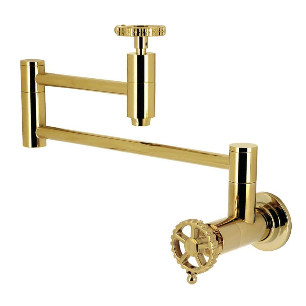 Fuller Wall Mount Pot Filler in Polished Brass price history on PriceWatchPro