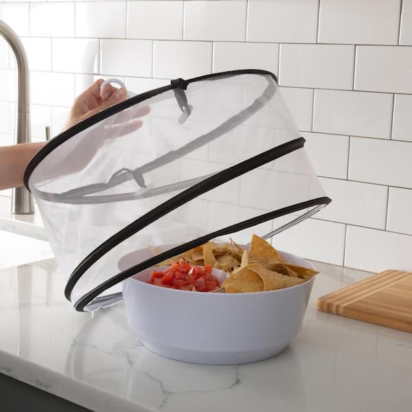30pcs Home Kitchen Pe Protective Dish Covers For Food Storage In