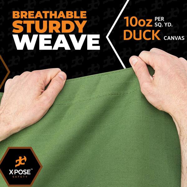 XPOSE SAFETY Canvas Heavy-Duty 12 ft. W X 14 ft. L Green 10 XPOSE SAFETY Canvas Heavy-Duty 12 ft. W X 14 ft. L Green 10