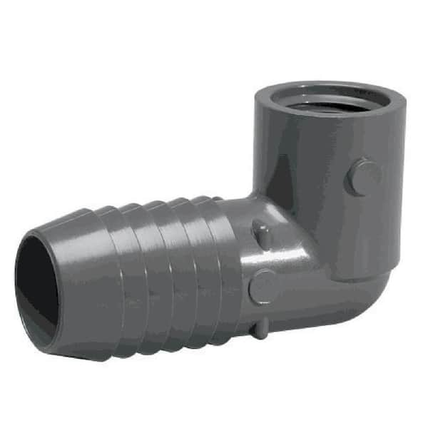 Orbit 1/2 in. PVC Poly Insert 90 Degree Barb x Barb Elbow