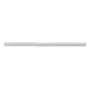 Grandis 0.6 in. x 12 in. Gray Marble Polished Pencil Liner Tile Trim (0.5 sq. ft./case) (10-pack)