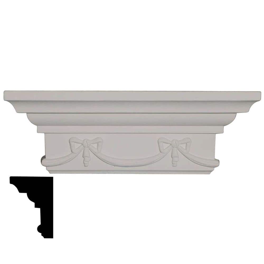4-1/8 in. x 12 in. x 4-3/8 in. Polyurethane Versailles Shelf price history on PriceWatchPro