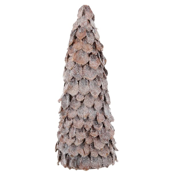 Home Accents Holiday Ashford Meadows 16 in. Pinecone Tree Table Top