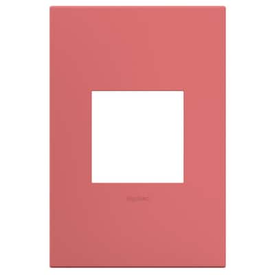Light Panel Cover Single Outlet Wall Plate/Panel Plate/Cover Pinkie Handprint Pink Magenta Visual Arts 1-Gang Device Receptacle Wallplate 