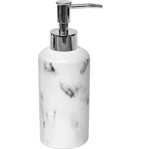 Marble Collection Bath Soap Dispenser Dolomite White