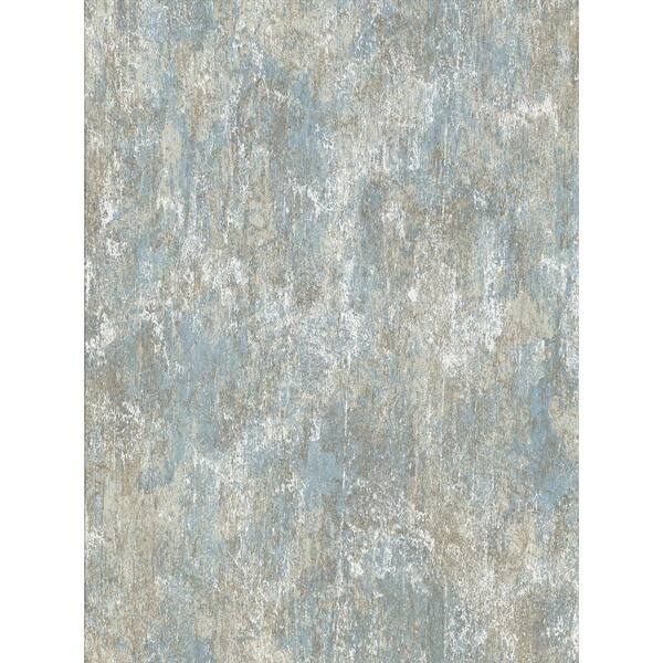 Brewster Bovary Grey Distressed Texture Paper Strippable Roll (Covers 57.8 sq. ft.)
