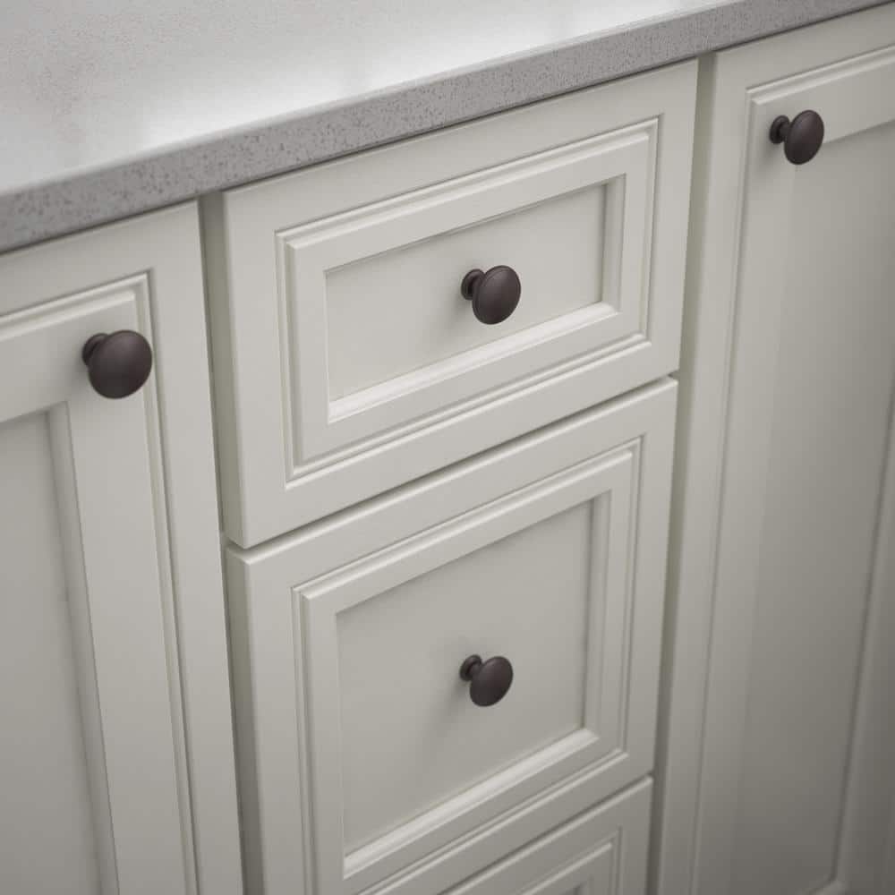 Oil Rubbed Bronze Round Cabinet Knob Multipack
