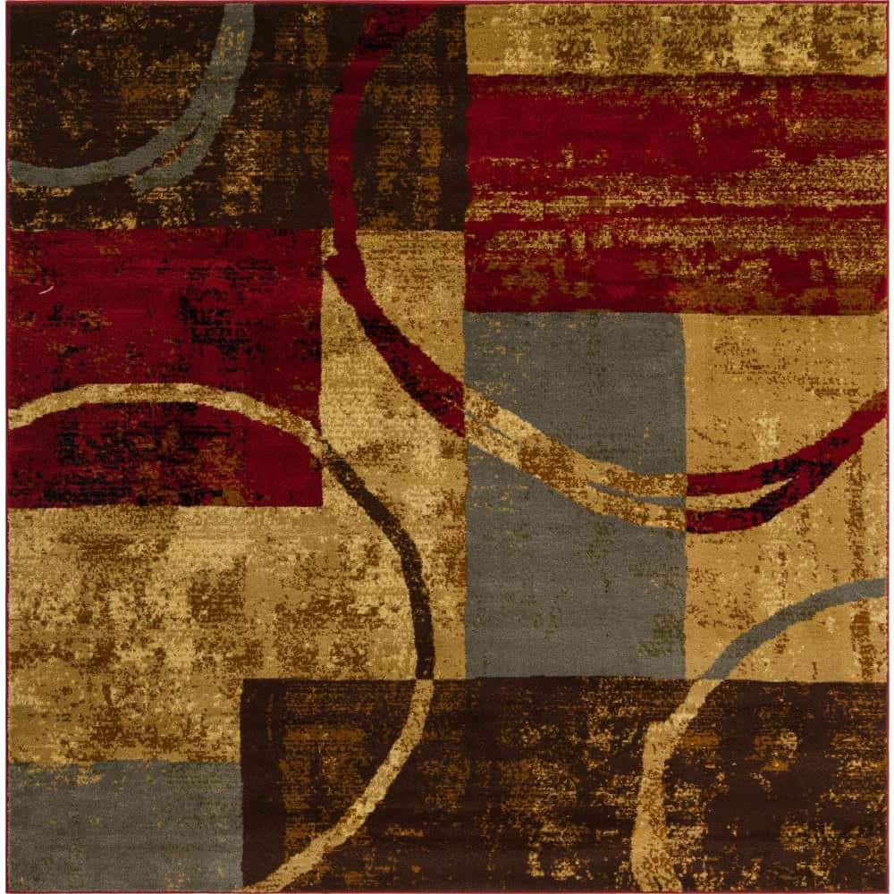 Barista Kouillou Multi 7 ft. 1 in. x 7 ft. 1 in. Area Rug price history on PriceWatchPro