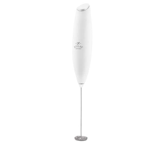 Zulay Kitchen Executive Series Milk Frother No Stand - Gift Packaging (White)