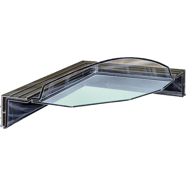 Sun-Tek 14.5-in x 14.5-in Fixed Curb Mount Skylight with Miami-Dade in Bronze | MDCMA.1414.B-C.B