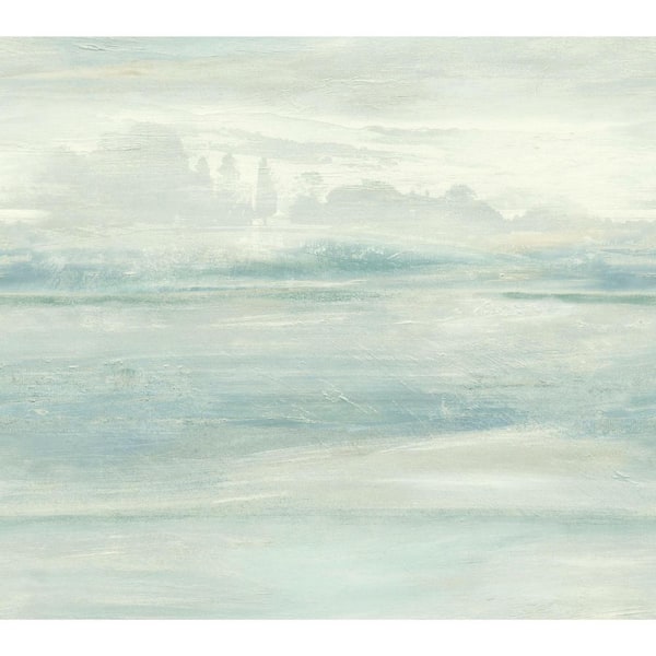 45 sq. ft. Soothing Mists Scenic Premium Peel And Stick Wallpaper