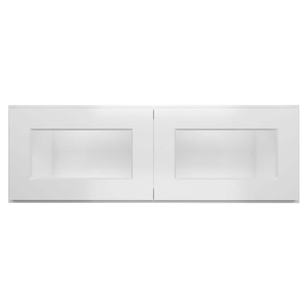 HOMLUX 36 in. W x 12 in. D x 12 in. H in Shaker White Ready to Assemble ...