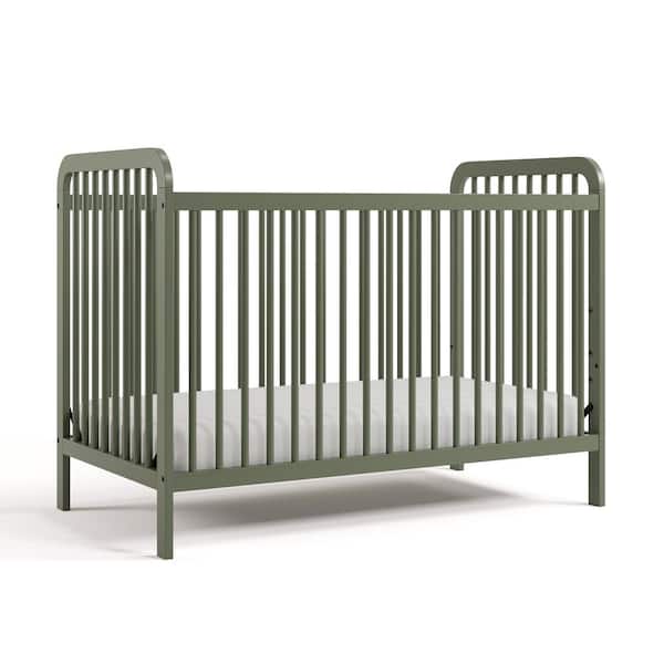 Storkcraft Pasadena Olive 3-in-1 Convertible Crib 04522-50A - The