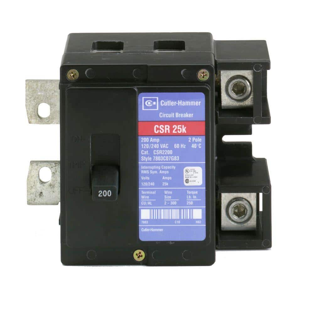 UPC 782113098463 product image for CSR 200 Amp 2-Pole 25 kAIC Main Circuit Breaker | upcitemdb.com