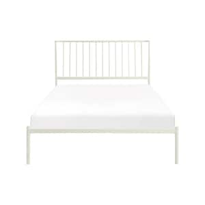 Seldovia White Metal Frame Full Platform Bed