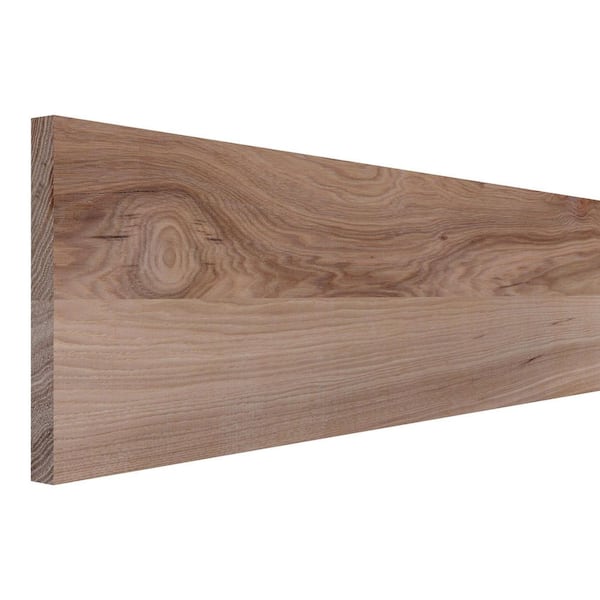 3/4 in. D x 7.25 in. W x 4 ft. L Unfinished Natural Hickory Wood Board