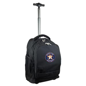 MLB Houston Astros 19 in. Black Wheeled Premium Backpack